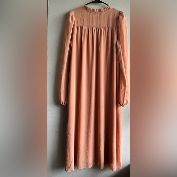 Aritzia Aritzia Wilfred Molly Midi Dress Size Medium  Colour Soft Terracotta - Picture 9 of 13